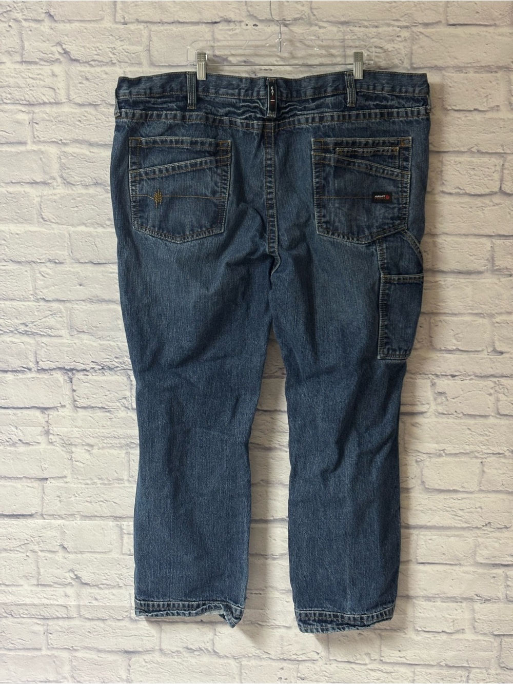 Ariat FR M4 Relaxed Boot Flame Resistant Work Jeans 48/33 (48/31.25) Denim CAT 2